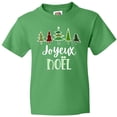 thumbnail image 3 of Inktastic Joyeux Noel with Christmas Trees Youth T-Shirt, 3 of 5