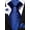 royal blue, variant on Silk Paisley Royal Blue Mens Tie with Pocket Square Cufflinks and Woven Necktie Set for Wedding Party