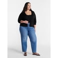 thumbnail image 2 of Terra & Sky Women’s Plus Lightweight Snug Cardigan with Long Sleeves, Sizes 0X-5X, 2 of 5