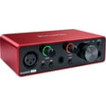 thumbnail image 5 of Focusrite Scarlett Solo USB Audio Interface (3rd Generation) Bundle with Closed-Back Studio Monitor Headphones, 2x Black 10 ft. MIDI Cable and 2x XLR Cable, 5 of 9