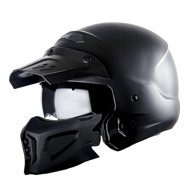 custom bilt roadster retro open face motorcycle helmet BAUTI Open-face Vintage 3/4 Jet Helmet Removable Brim DOT Certified Men's and Women's Riding Helmets Half-Covered Helmet Mopeds Scooters Cruisers F,M=(57-58CM) : Automotive Leather Backpack, Durable Commuter Protect your eyes from CUSTOM DESIGN FEE:SIMPLE 1264005