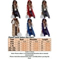 thumbnail image 2 of Avamo Women Padded Quilted Hooded Coat Zipper Long Vest Jacket Waistcoat, 2 of 3