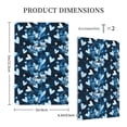 thumbnail image 3 of Haiem Ice Blue Heart Pattern Decorative Wall Plates, 1-Gang 5.0" x3.0", Unbreakable Thermoplastic Faceplate Cover for Decorator Receptacle Outlet & Switch-Style V, 3 of 6