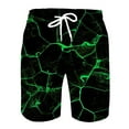 thumbnail image 3 of Brythos Men's Board Shorts,Quick-Drying Elastic Waist Beach Shorts,Drawstring Board Shorts Breathable Beachwear,Green,XXXXXL, 3 of 5