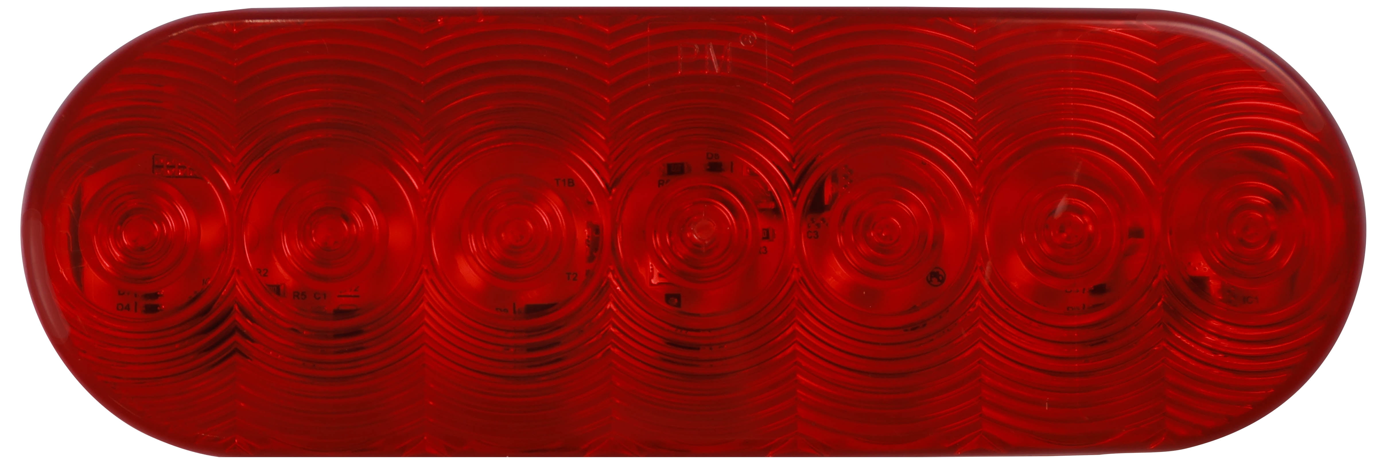 Hopkins Towing Solutions LED 6 in. Red Submersible Oval Stop, Tail