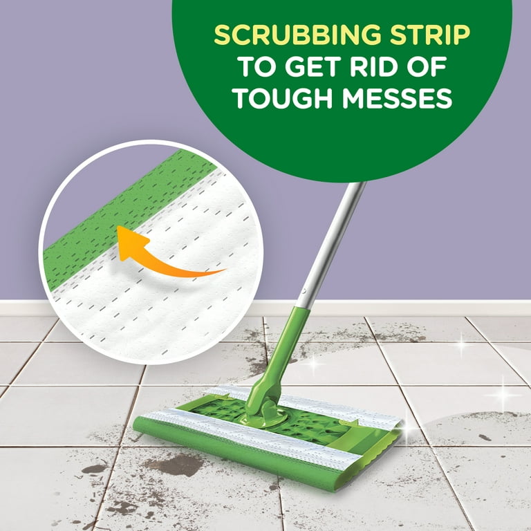 Swiffer Sweeper Wet Mopping Cloths, Multi Surface Refills, Open Window  Fresh, 12 Count