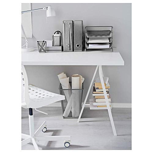 Ikea Set Steel Pencil Holder Modern Office Desk Organizer Pen