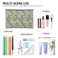 thumbnail image 3 of Rocae Tropical Plants Green for Cosmetic Bags for Women Paper Reusable Cosmetic Bag Travel Toiletry Organizer Capacity Multipurpose Zipper Pouch, 3 of 8