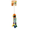 Penn-Plax Caribbean Hide-a-Treat Bird Toy, Yellow Multi-Material
