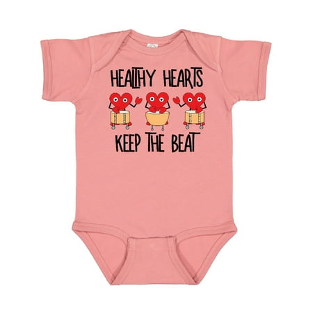 

Inktastic Healthy Hearts Gift Baby Boy or Baby Girl Bodysuit