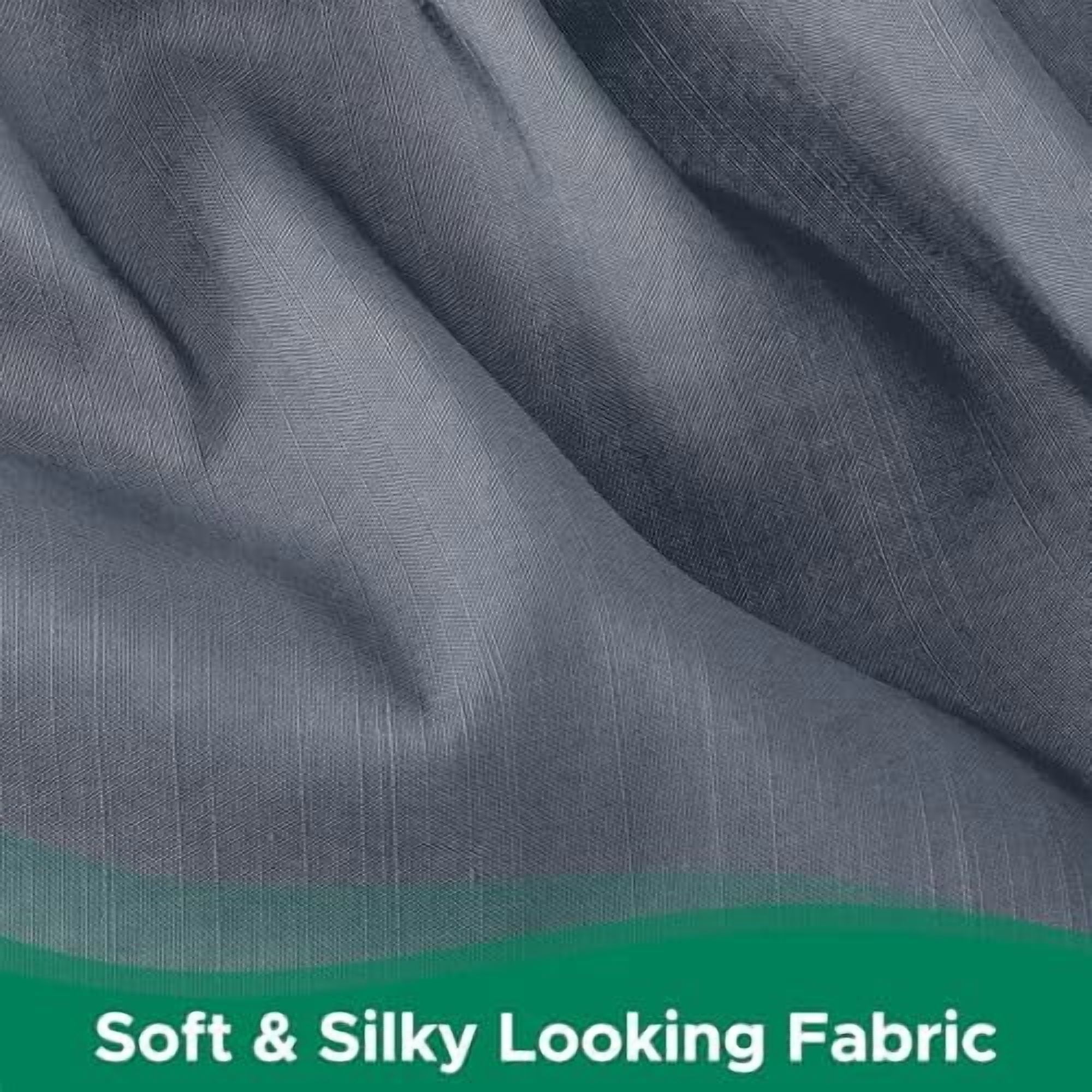 Wrap Around Bed Skirts for Twin & Twin XL Beds Short Drop of 12", Dark Grey Adjustable Elastic Dust Ruffles Easy Fit Wrinkle Resistant Silky Luxurious Fabric Machine Washable