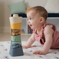 thumbnail image 4 of Sensory Stacking Tower – Multi-Textured Baby Toy for Visual, Auditory & Tactile Development, 4 of 5