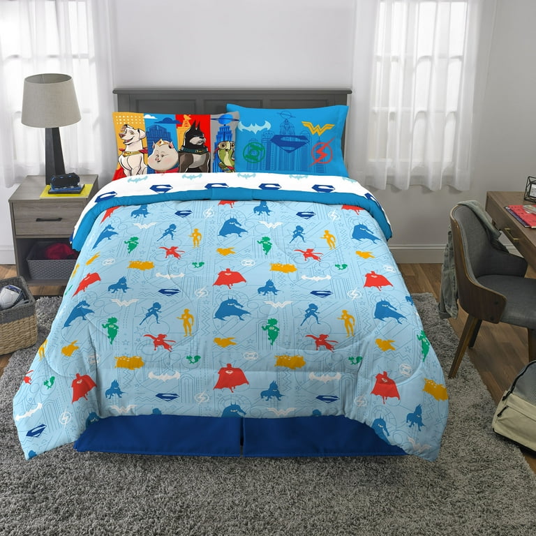 Justice league top queen size bedding