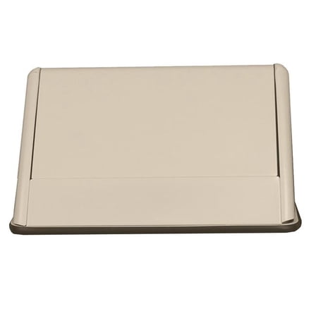 Witt Industries 1311TAL 13 gal Swing Top Hamper, Almond