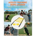Kids' Speed & Agility Training Set 20ft Ladders, Cones, Hurdles