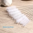 thumbnail image 2 of Raindrops 10Pcs Nylon Tube Cleaning Brush Drinking Straws Glasses Keyboards Jewelry White, 2 of 8