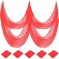 thumbnail image 6 of Hvmvliv Halloween Creepy Cloth 72in Halloween Spooky Fabric Cloth - Scary Gauze Creepy Cloth for House Halloween Party Yard Wall Doorway Outdoors Suitable for Indoor Outdoor Halloween Decoration Red, 6 of 6