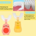 thumbnail image 3 of Cepillo de dientes en forma de U para niños, blanqueamiento dental, 3 of 5