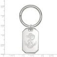 thumbnail image 2 of Sterling Silver Rh-plated LogoArt Navy Key Chain - Size 11, 2 of 2