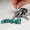 Army Green, variant on 3D Printed Articulated Fox Keychain Flexible Nine Tailed Spirit Animal Backpack Charm for Personalized Hanging Decoration Rose Gold