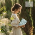 thumbnail image 2 of ipoul Hardcover Notebook, Journal for Women, A5, Flower, Hardcover, Lay Flat, Green, 2 of 8