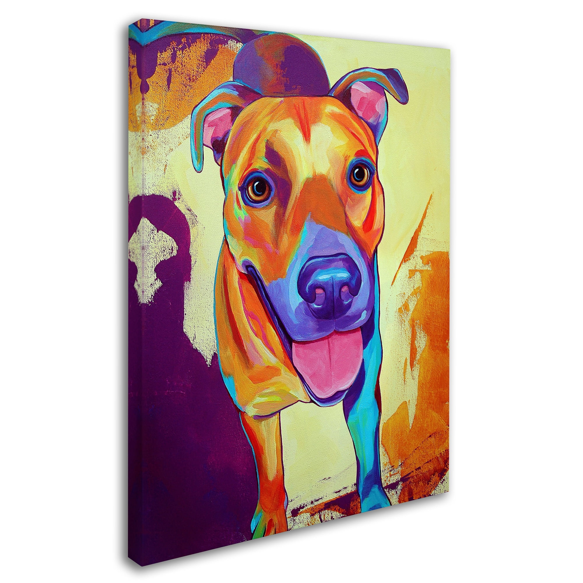 Trademark Fine Art 'Kelsea Dog' Canvas Art by Corina St. Martin