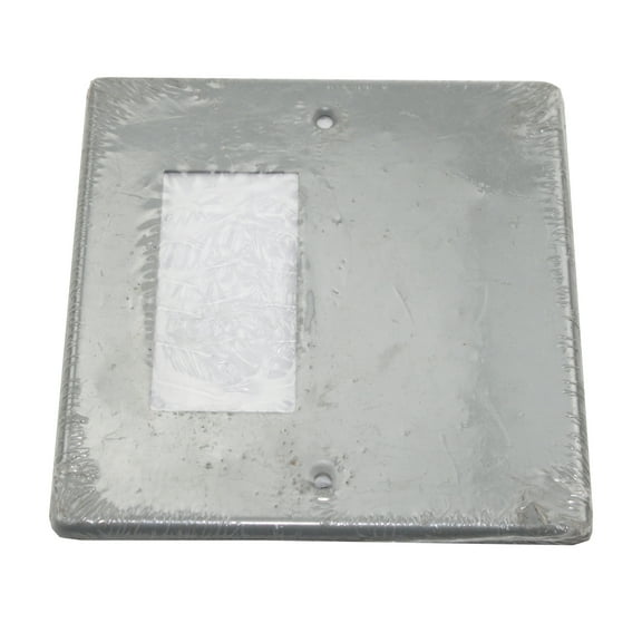 Wiremold G4047Rx Two-Gang Overlapping Cover Rectangular Opening, 5-1/8"L (Pack Of 5)