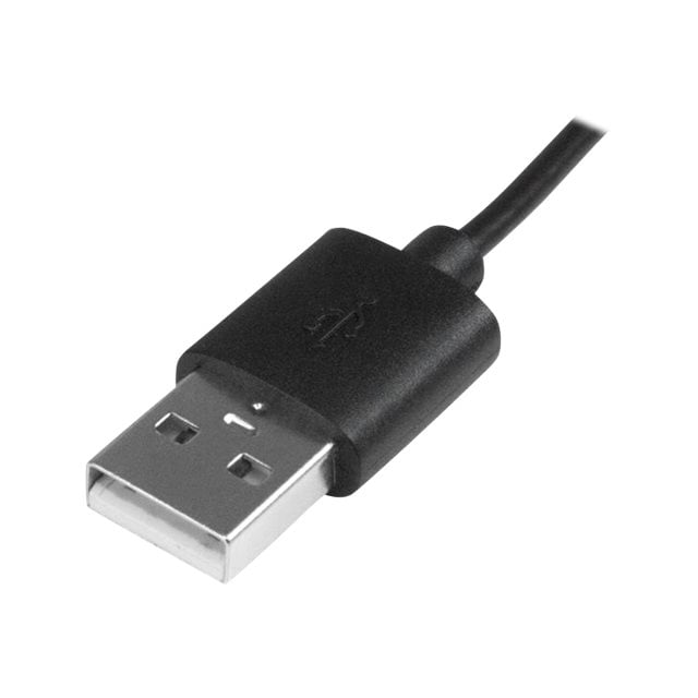 StarTech.com 1m / 3ft USB to Micro USB Cable with LED Charging Light - M/M USB to Micro USB Charging Cable - USB Charger Cable (USBAUBL1M) - USB cable - Micro-USB Type B (M) to USB (M) - 3.3 ft - black