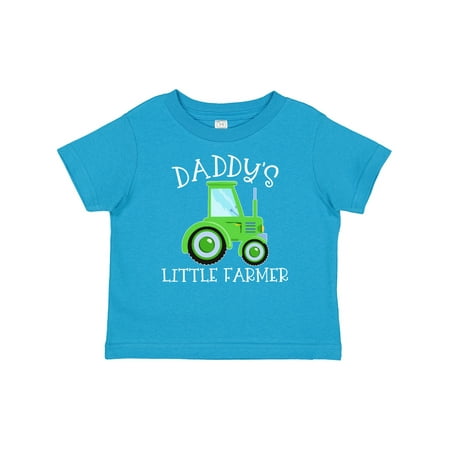 

Inktastic Daddy s Little Farmer- Green Tractor Gift Baby Boy or Baby Girl T-Shirt