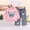 Pink, variant on Wilark Toddler Girls Outfit Sets with Butterfly Sweatshirt and Jeans Casual Cute Long Sleeve Kids Fall Clothes Hot Pink 3