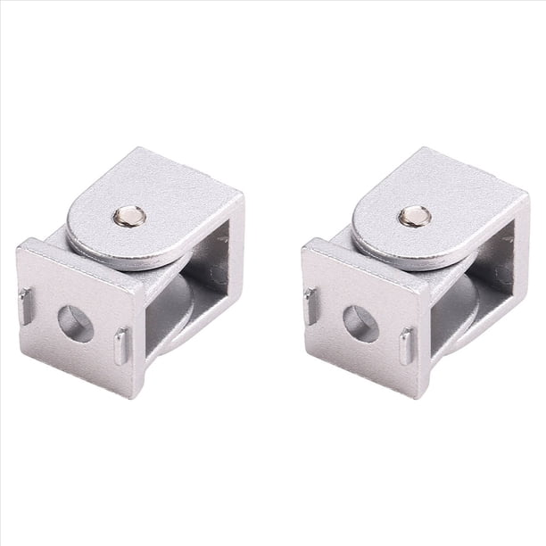 2X Conector de Junta Pivotante Flexible de Aleación de Zinc Fundido A Presión para Perfil de Extrusión de Aluminio Serie 2020 para Perfil de Aluminio