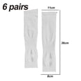 thumbnail image 2 of Protection Cooling Arm Sleeves, Women Men Summer Outdoor Sunblock Arm Cover with Thumb Hole, 6 Pairs, 2 of 7