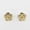 Gold Brass Flower, variant on 2 Pack Solid Brass Bow Drawer Knobs, Gold Bow Knobs for Kitchen Cabinet Hardware, Vintage Vanity Dresser Pulls,Bedroom Creative Tie Decorative Handles (Brass Bow)