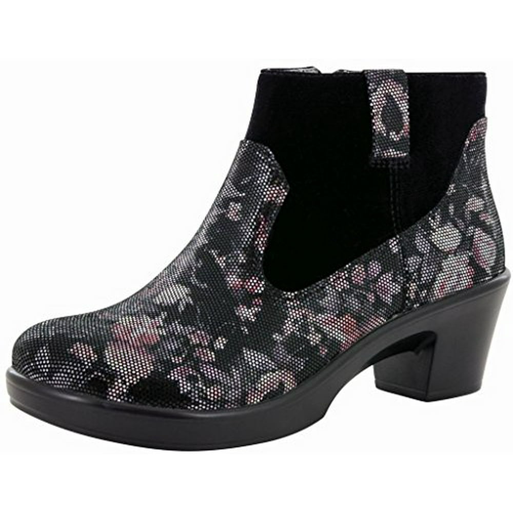 alegria leather ankle boots