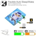 thumbnail image 5 of Allytech iPad 9.7" 6th 5th Generation Case, iPad Air 1 2 (9.7-inch) Case, Slim Fit PU Leather Kickstand Flip Auto Sleep Wake Shockproof TPU Back Cover for Apple iPad 9.7" 2018/2017,Cute Owl, 5 of 7