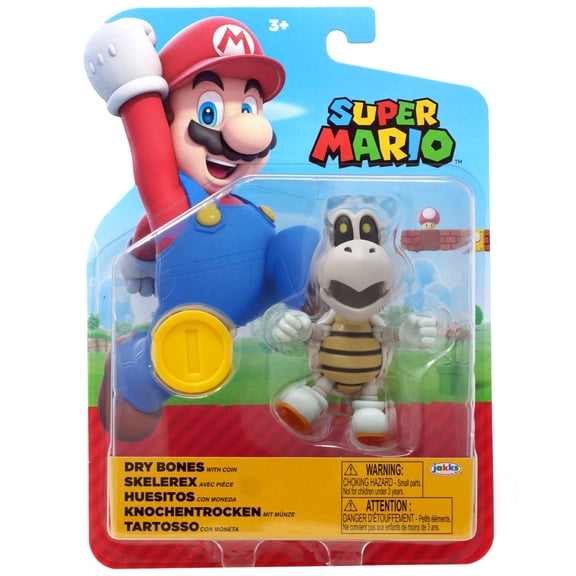 World of Nintendo Wave 40 Dry Bones Action Figure (with Coin)
