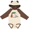 thumbnail image 3 of Inktastic Tiny Library Bookworm Boys or Girls Long Sleeve Baby Bodysuit, 3 of 5