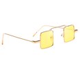 thumbnail image 3 of las mujeres de moda para hombre marco cuadrado de sol lente amarilla Lente amarilla marco ado Sunnimix Gafas de sol de las mujeres de la moda, 3 of 6
