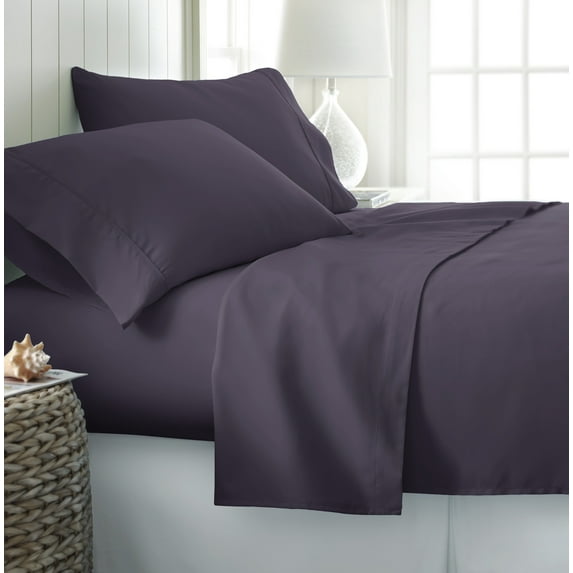 Becky Cameron 4 Piece Solid Bed Sheet Set