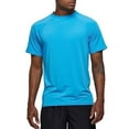 thumbnail image 2 of Satankud Men's UPF 50+ Rash Guards Swim T-Short Sleeve Running Shirt Swimwear Swim Hiking Workout Shirts SkyBlue-3XL, 2 of 5