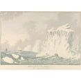 thumbnail image 2 of Charles Hamilton Smith 24x18 Black Ornate Framed Double Matted Museum Art Print Titled: Situation of H.M.S. Hecla and Griper, 2 of 5