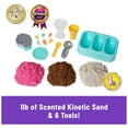 thumbnail image 3 of Kinetic Sand Scents, Ice Cream Treats Playset with 3 Colors Scented Play Sand & 6 Tools, Sensory Toys, Holiday Gifts & Stocking Stuffers for Kids Ages 3 and up, 3 of 13