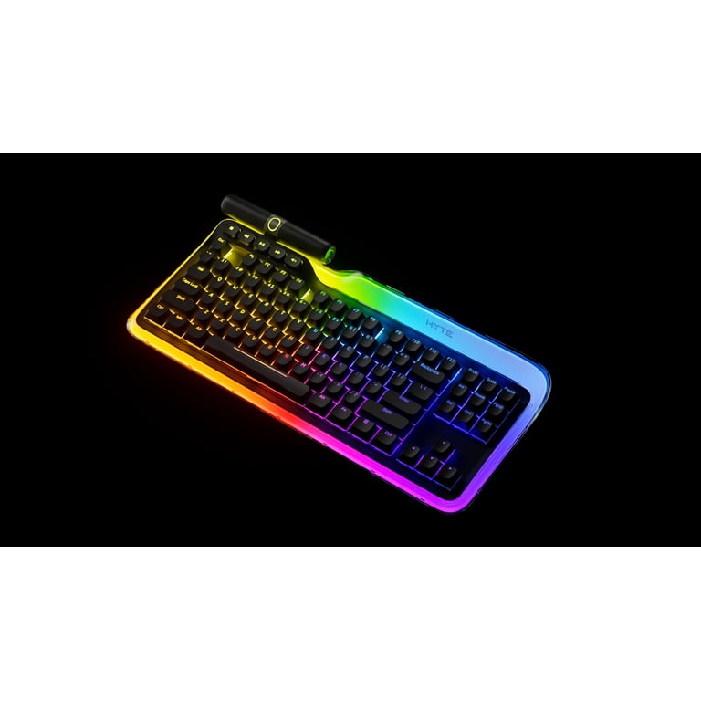 HYTE Keeb TKL - Tenkeyless Wired RGB Mechanical Keyboard - Crystal