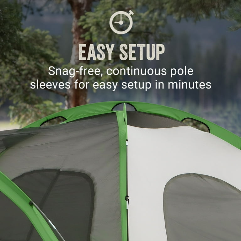 Coleman 6-Person Evanston Dome Camping Tent with Screen Room