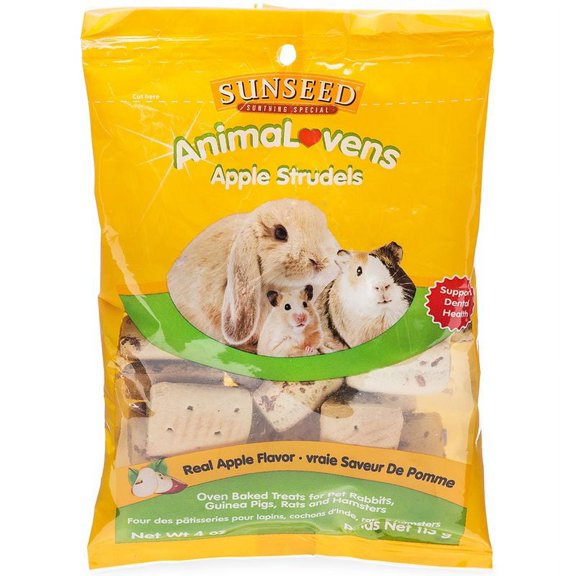 Sunseed AnimaLovens Apple Strudels for Small Animals - 4 oz