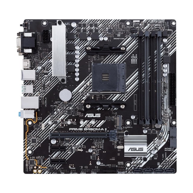 Tarjeta Madre ASUS PRIME B450M-A II AM4 DRR4 Micro ATX Asus B450M-A II