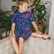 thumbnail image 4 of Balery Chicken and Rooster Conjunto de Pijama Infantil de Manga Corta con Estampado – Ropa de Dormir de Algodón Suave-Small, 4 of 6
