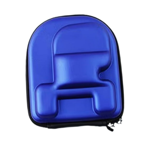 Bolsa para carrete de pesca, funda protectora portátil para carrete de baitcasting y señuelos. Azul para mano derecha
