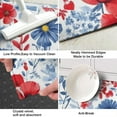 thumbnail image 3 of Pioneer Flower Floral Print Pattern Kitchen Rug Mat,Kitchen Runner Rugs Non Skid Washable,Decorative Kitchen Floor Mats for Kitchen,Sink,Laundry,17"X47", 3 of 5