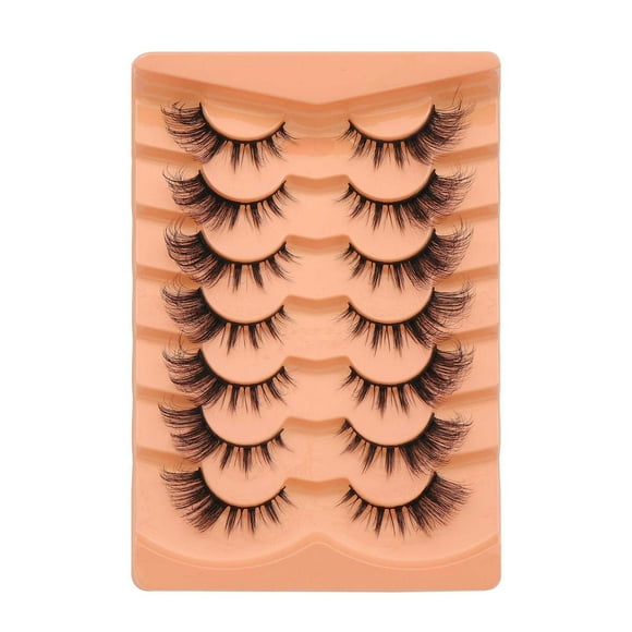 LILELIS Eyelashes Wispy Lashes Extension Clusters DIY Eyelash Extensions 14Pcs Natural Lashes Clusters Individual Lashes Wispy Lashes Individual Eyelashes Individual Clusters